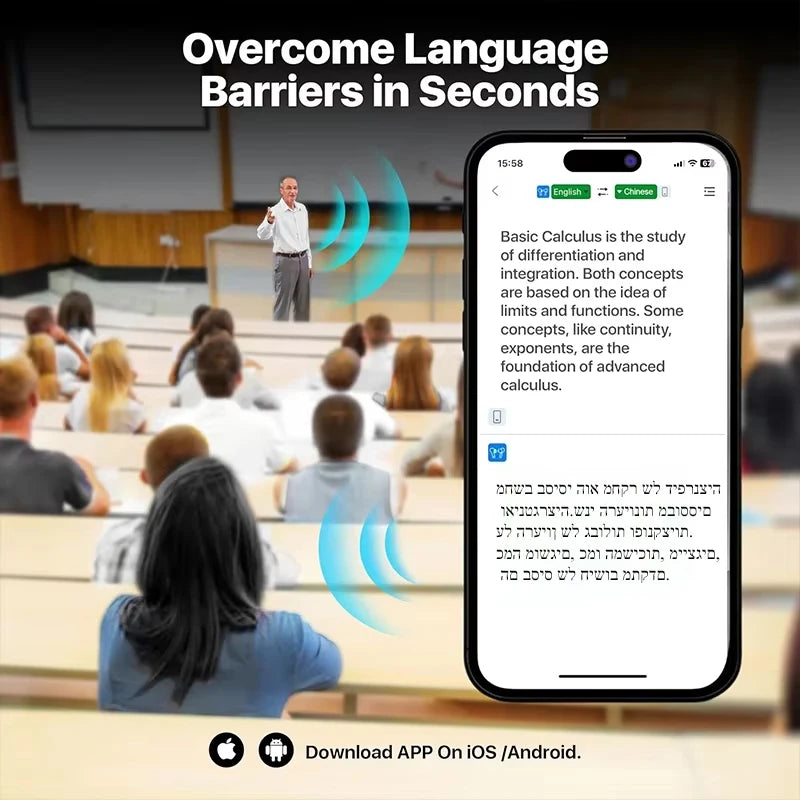 AI Translator Bluetooth Earbuds